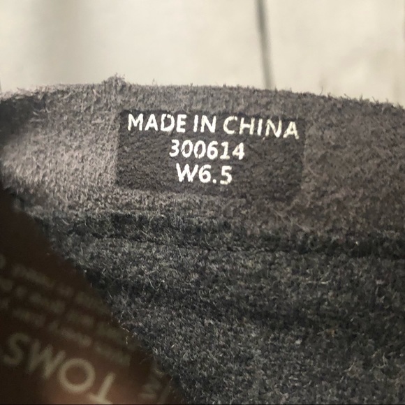 Toms Gray Suede Desert Ankle Side Zipper Boot Size 6.5 - Picture 6 of 7